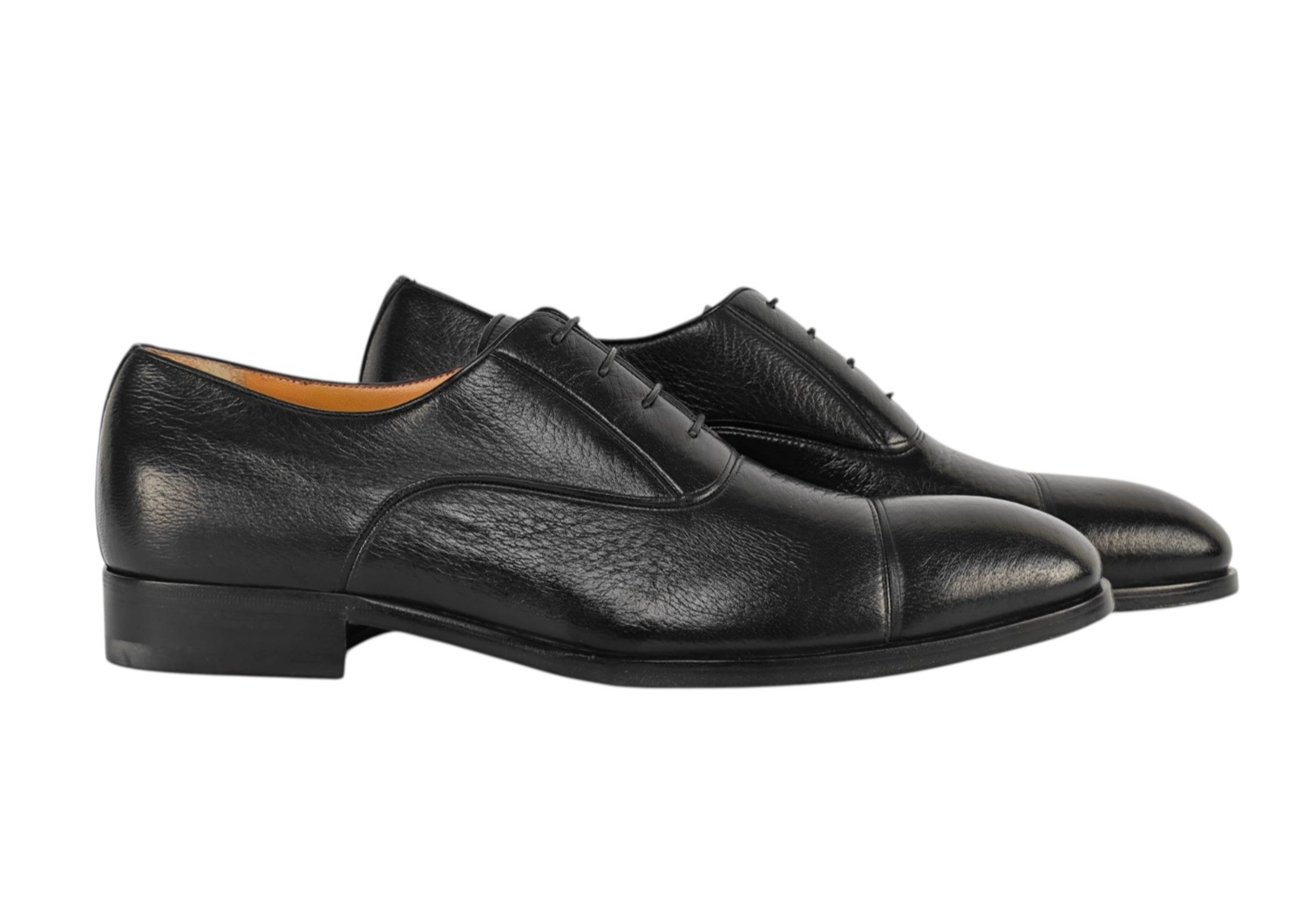 1700$ TESTONI Black Label Oxford Shoes Goodyear Welted Deerskin 8 UK  9 US 42 IT