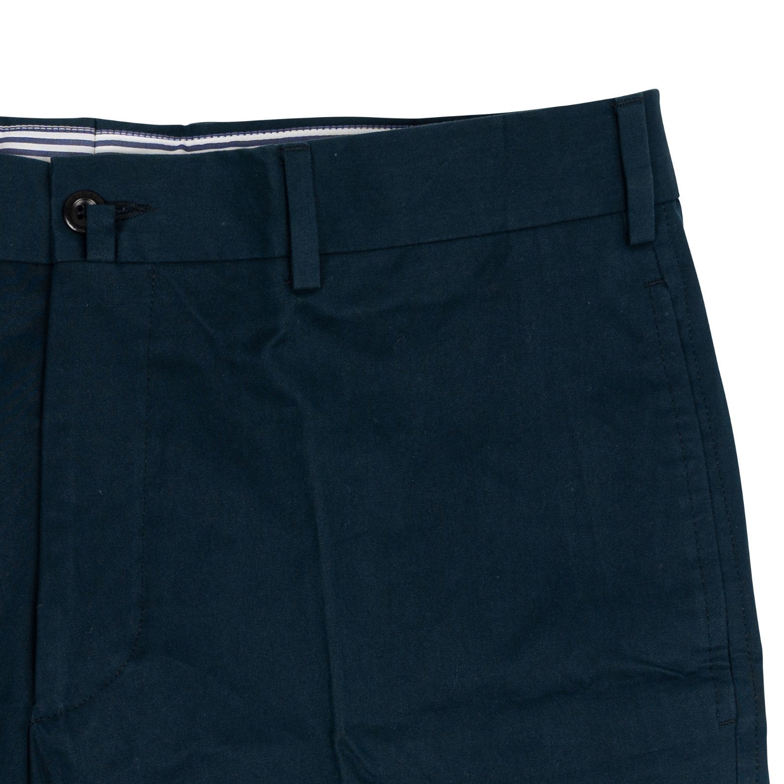 530$ RUBINACCI Tailored Bermuda Short Short Pant Dark Blue Cotton 32 US / 48 IT