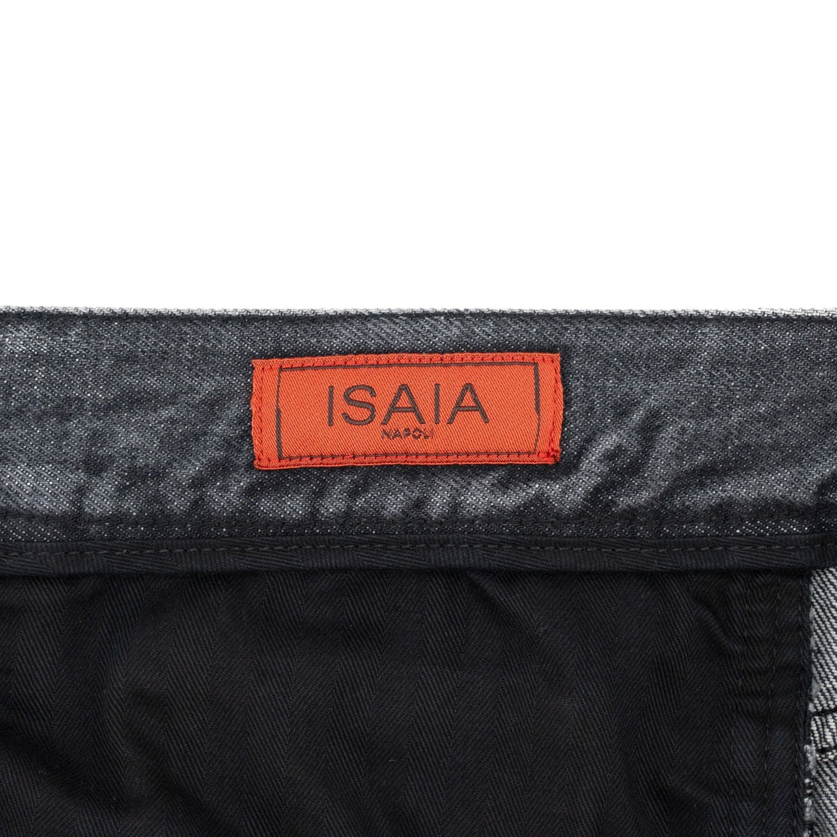 795$ ISAIA NAPOLI "SpaccaNapoli" Grey Jeans Pant Cotton Regular Fit 40 US /56 EU