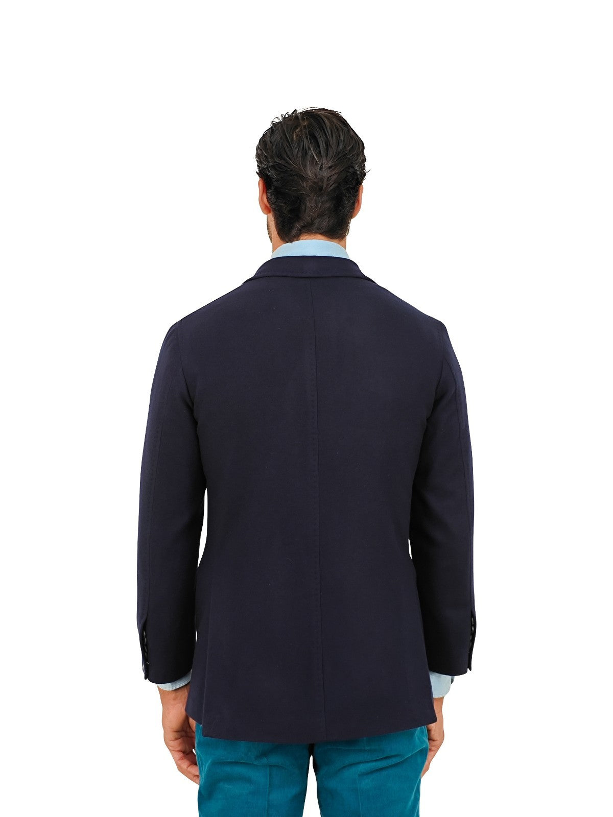 $1870 RUBINACCI NAPOLI "Skyfall" Blue Navy Jacket Wool 36 US / 46 EU