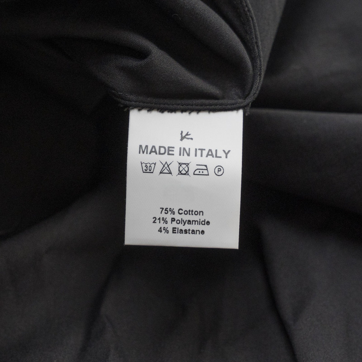 730$ ISAIA NAPOLI "Comfort Project" Black Hand-Sewn Dress Shirt Stretch Cotton