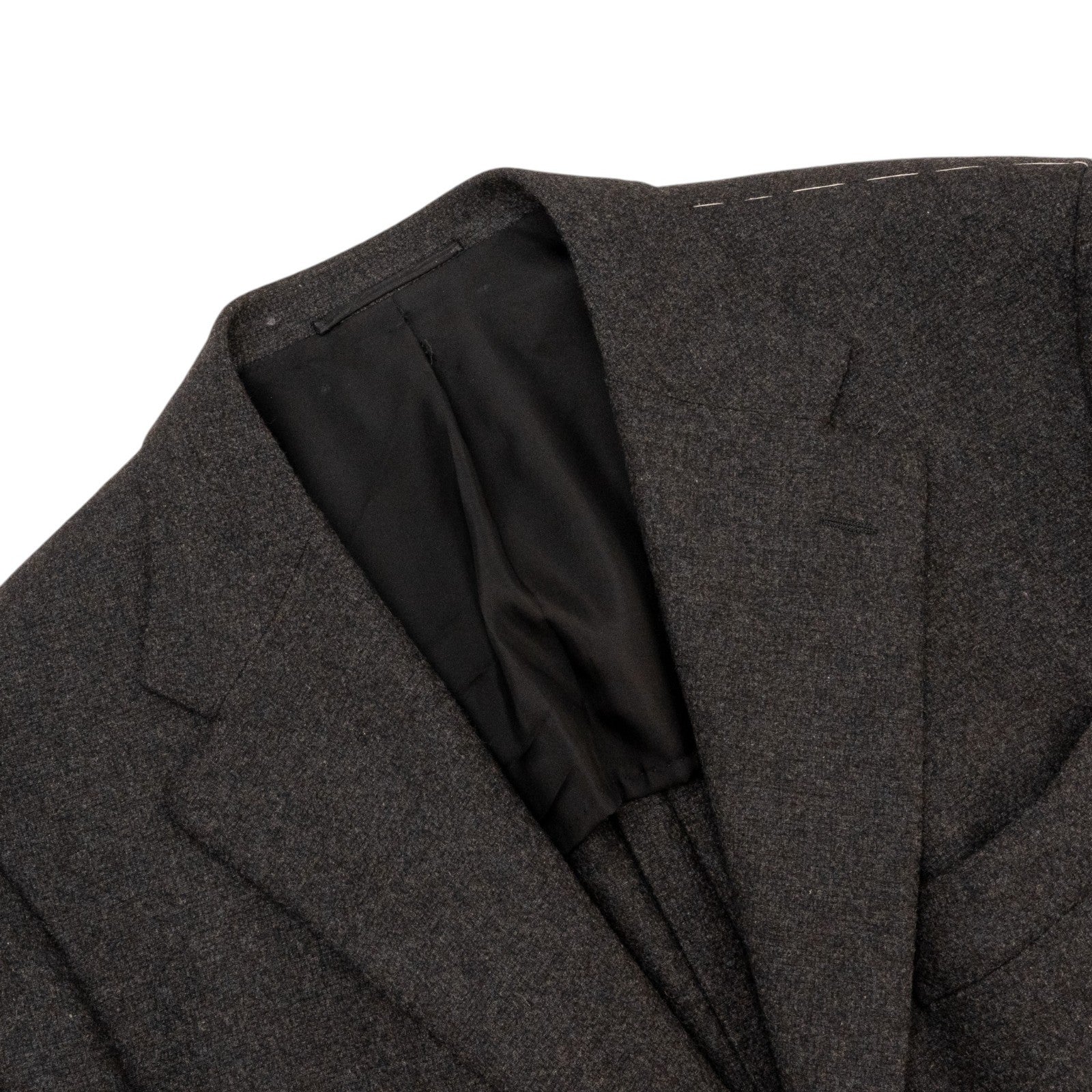2750$ SARTORIO KITON Dark Gray Jacket Sport Coat 100% Cashmere 44 US / 54 EU  7R