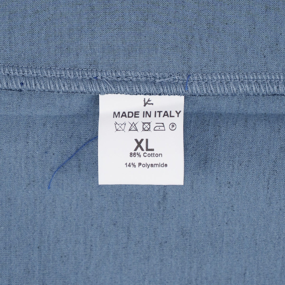 $1450 ISAIA NAPOLI Blue Full Zip Track Jacket Jersey Cotton Size XL