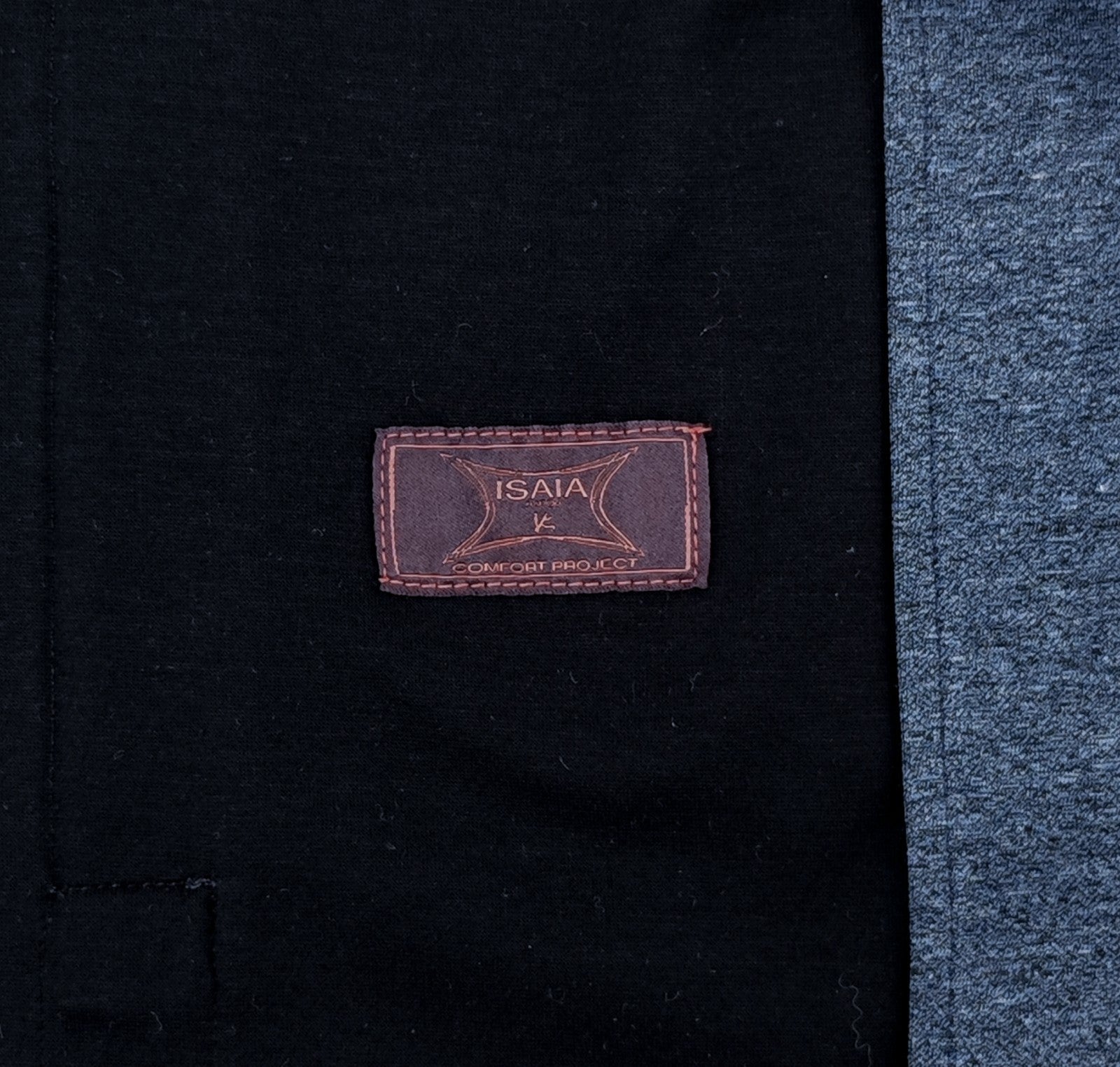$2200 ISAIA NAPOLI "Comfort" Blue Zip Tracksuit Jogging Jersey Cotton Size XL