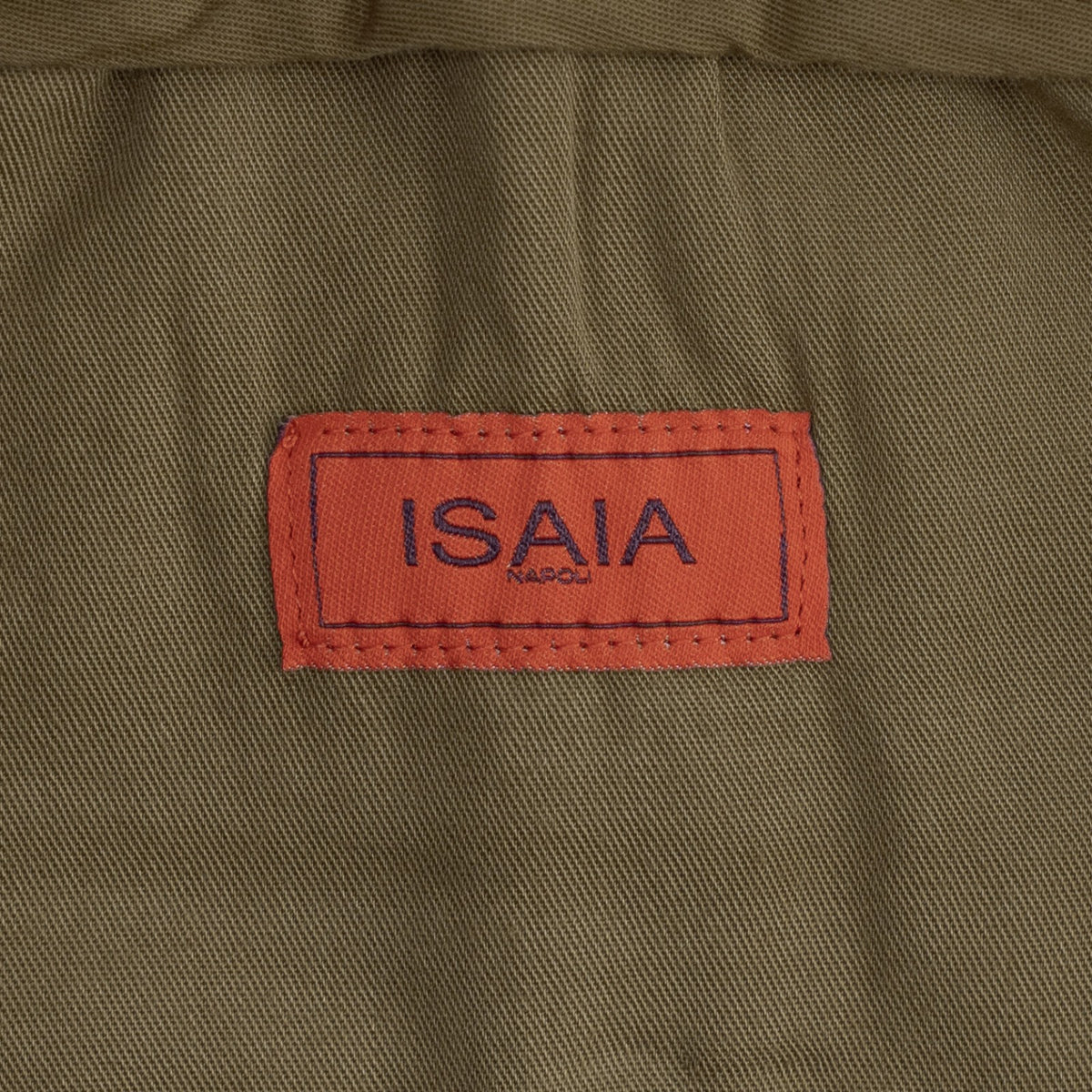 1250$ ISAIA NAPOLI Brown Drawstring Tapered Pant Cotton - Cashmere 42 US / 58 EU