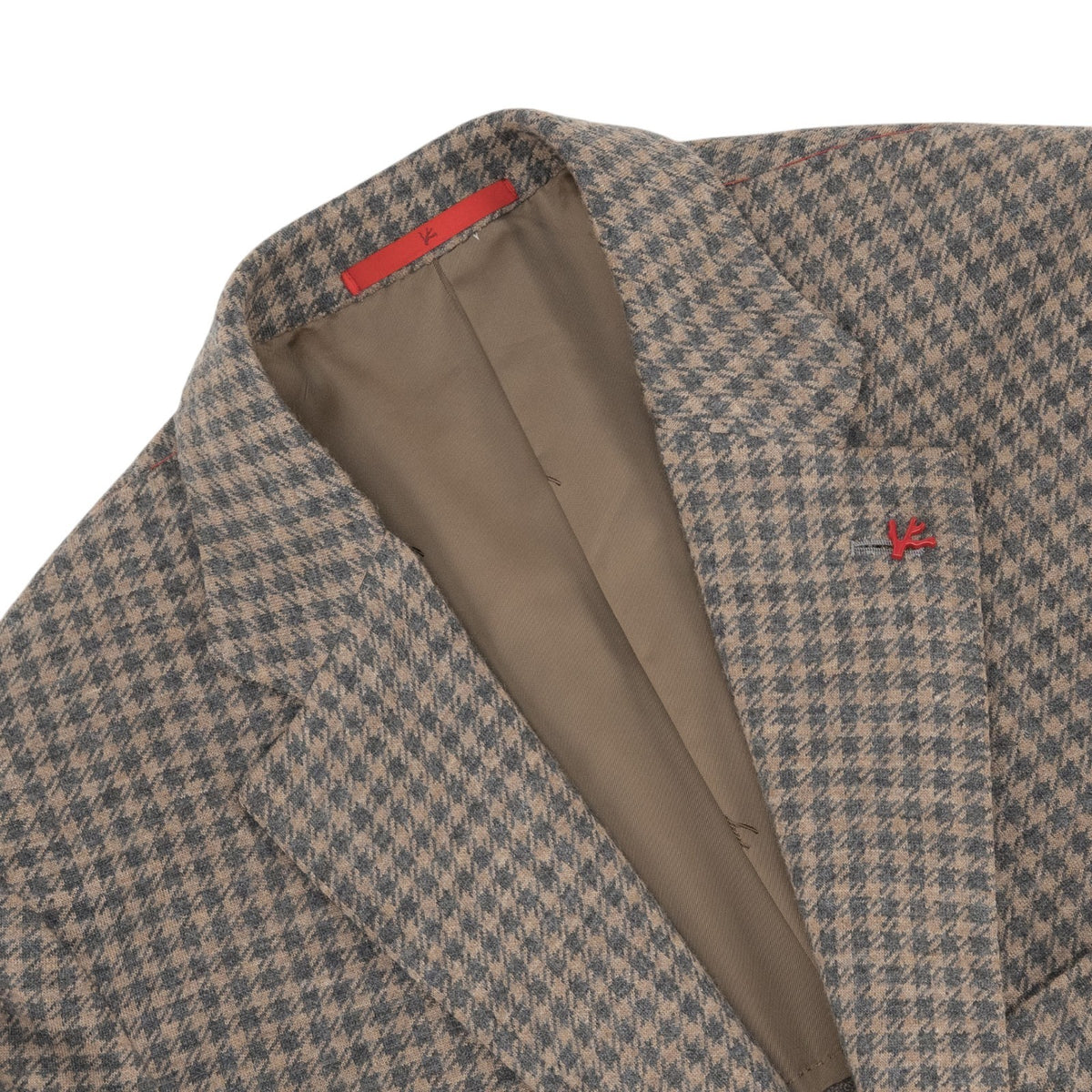 $6850 ISAIA NAPOLI "Capri" Beige Suit Flannel Wool - Drawstring 36 US / 46 EU 8R