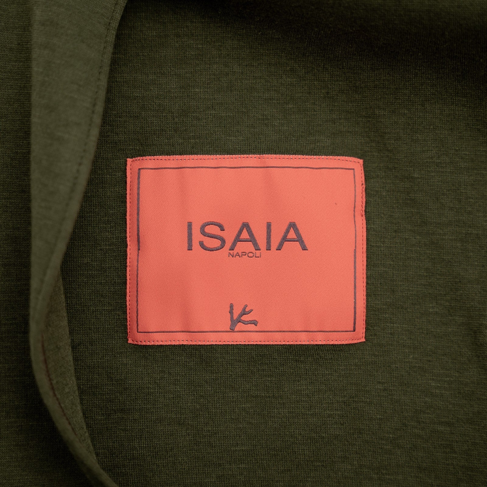 $1850 ISAIA NAPOLI Green Full Zip Track Jacket Wool - Cashmere Size M