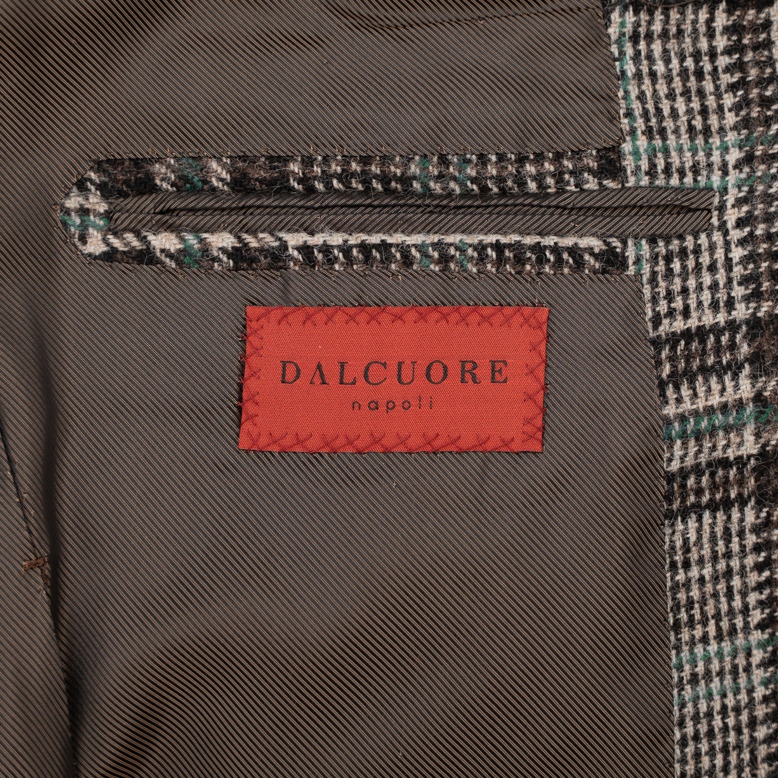 Sartoria DALCUORE NAPOLI Hand-Sewn Jacket Sport Coat Flannel Wool 38 US / 48 EU