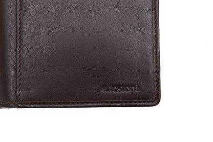 $4200 Testoni Bologna Chocolate Clutch Bag Travel Wallet Genuine Alligator