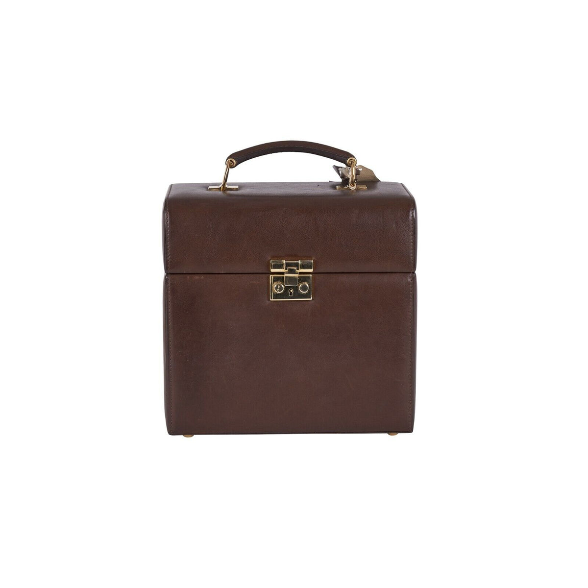$2500 RARE BROOKS BROTHERS Leather Cocktail Shaker Set Travel Case New Vintage