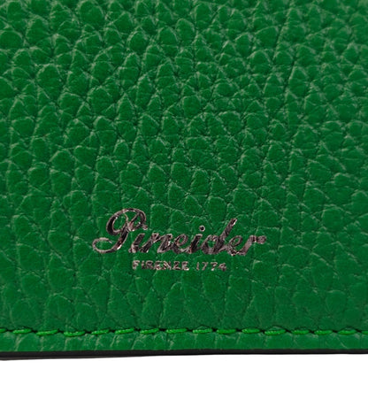 220$ PINEIDER FIRENZE 1774 "Bottolato" Passport Holder Grain Calf Green