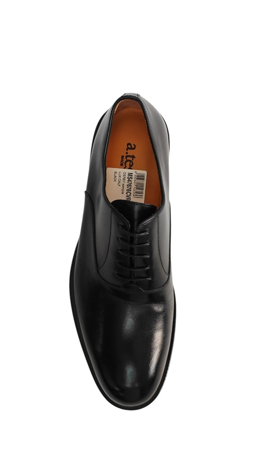 1200$ TESTONI Oxford Shoes Black Lux Calf 8 UK  /  9 US / 42 IT