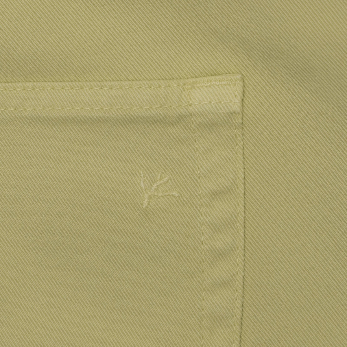 690$ ISAIA NAPOLI Yellow 5 Pocket Pant Twill Cotton Regular Fit 38 US / 54 EU
