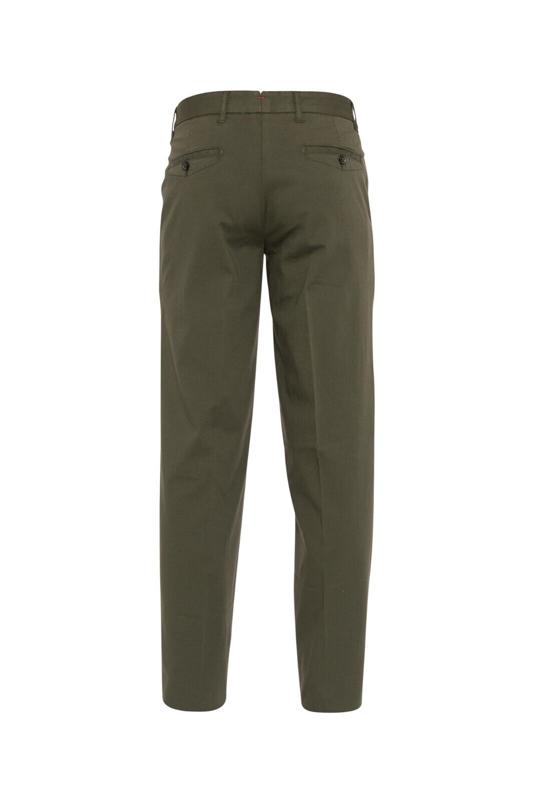690$ ISAIA NAPOLI Comfort Project Green Chino Trousers Pant Cotton 32 US / 48 EU