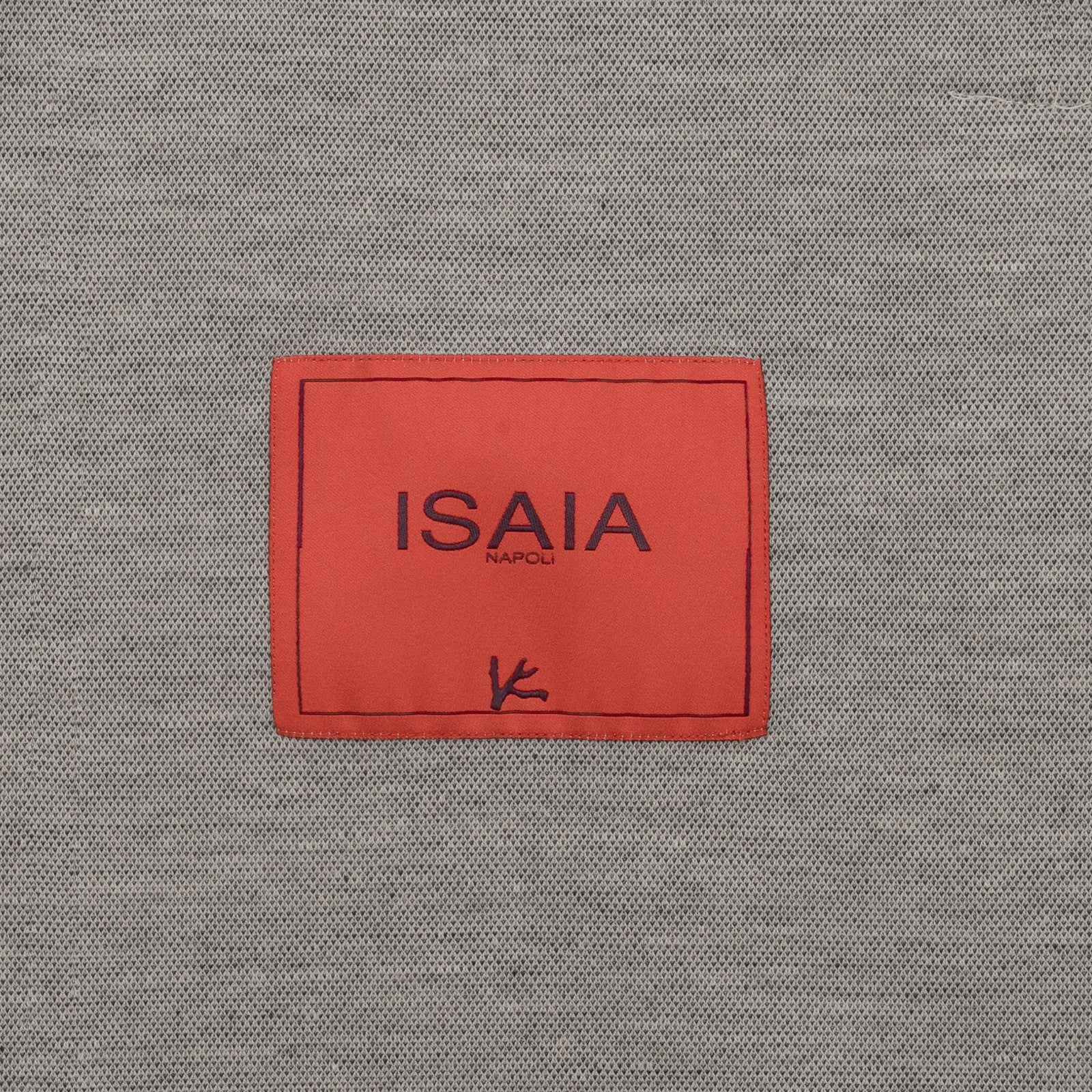 $1350 ISAIA NAPOLI Gray Hand-Sewn Overshirt Jacket Wool Silk Linen Size M