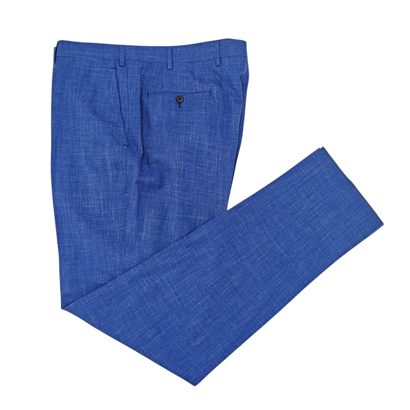 1550$ ISAIA Hand-Sewn Tapered Dress Pant Wool Linen Silk 42 US / 58 EU 8R