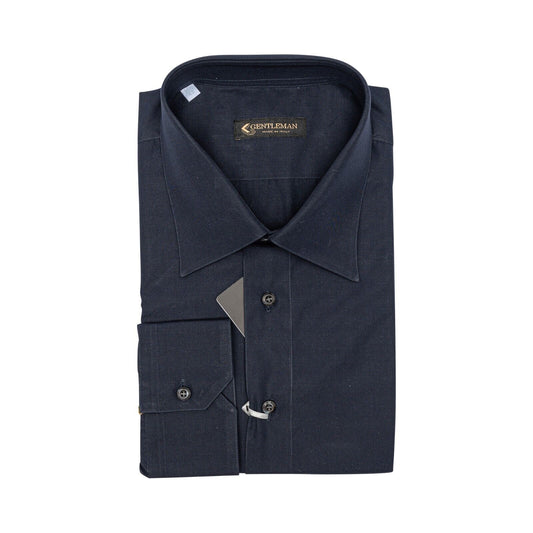 690$ GERLIN x GENTLEMAN Shirt Dark Blue T.MASON Fine Cotton 2B BIJAN