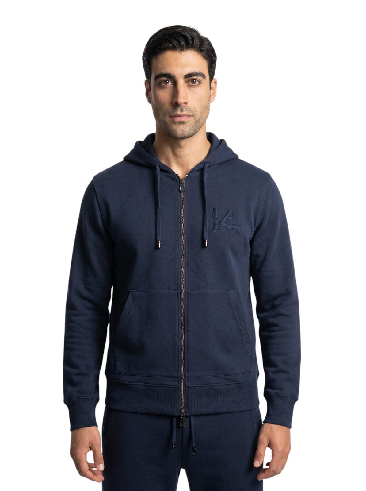 $3450 ISAIA NAPOLI Beige Tracksuit Jogging Jersey Cotton - Cashmere