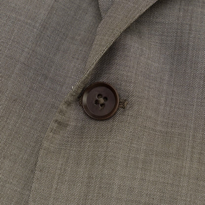 $7255 ISAIA NAPOLI "Sanita" Taupe Suit Extralight Fine Wool 50 US / 60 EU 8R