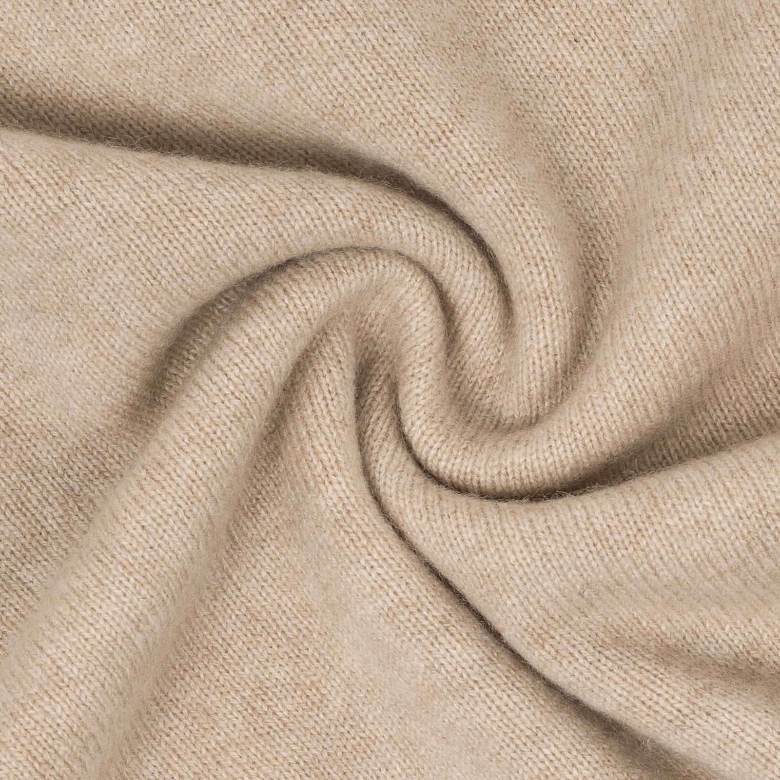 750$ RUBINACCI NAPOLI  Beige Sweater Crewneck 100% Soft Cashmere 38 US / 48 EU