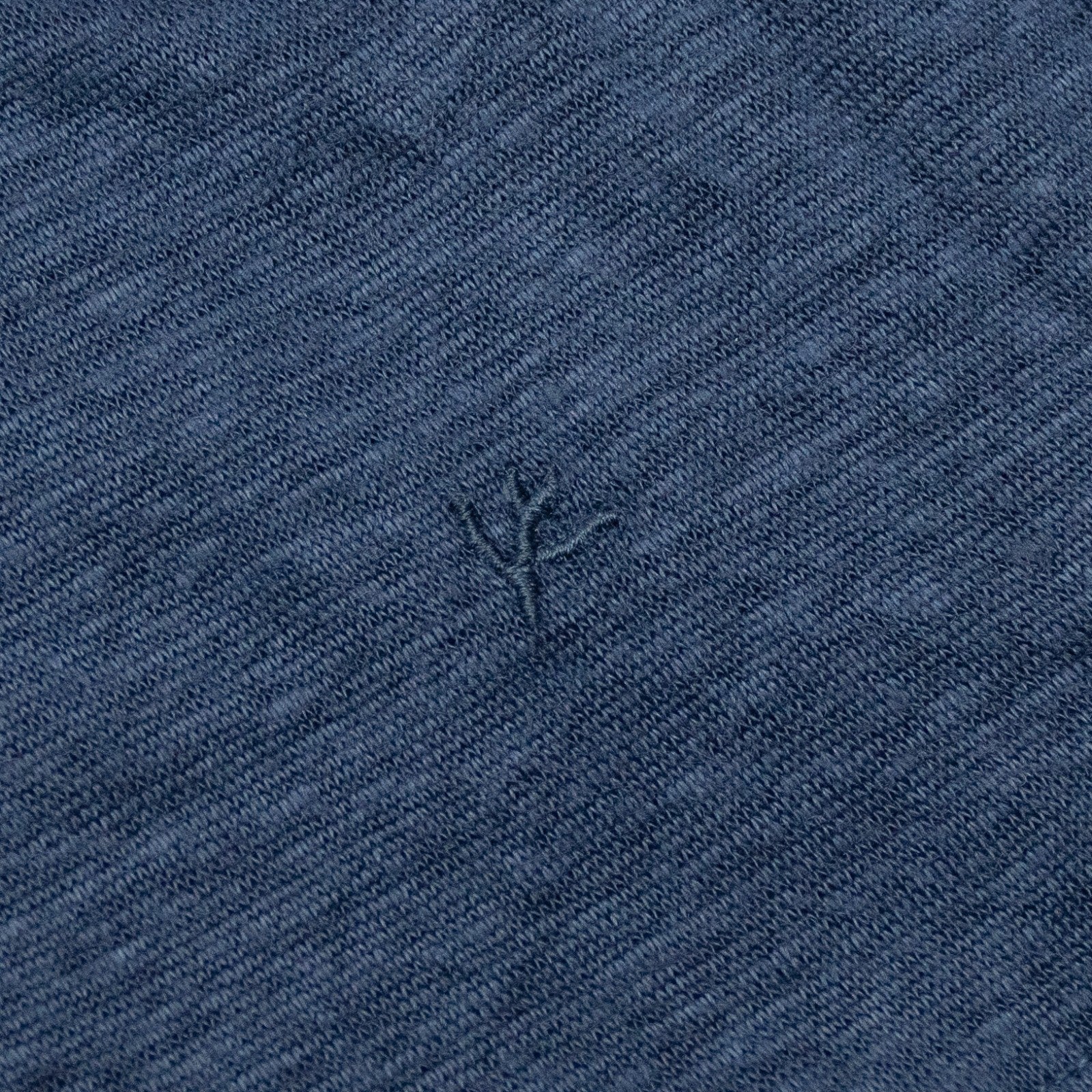 850$ ISAIA NAPOLI Dark Blue T-Shirt Short Sleeve 100% Linen - Made in Italy
