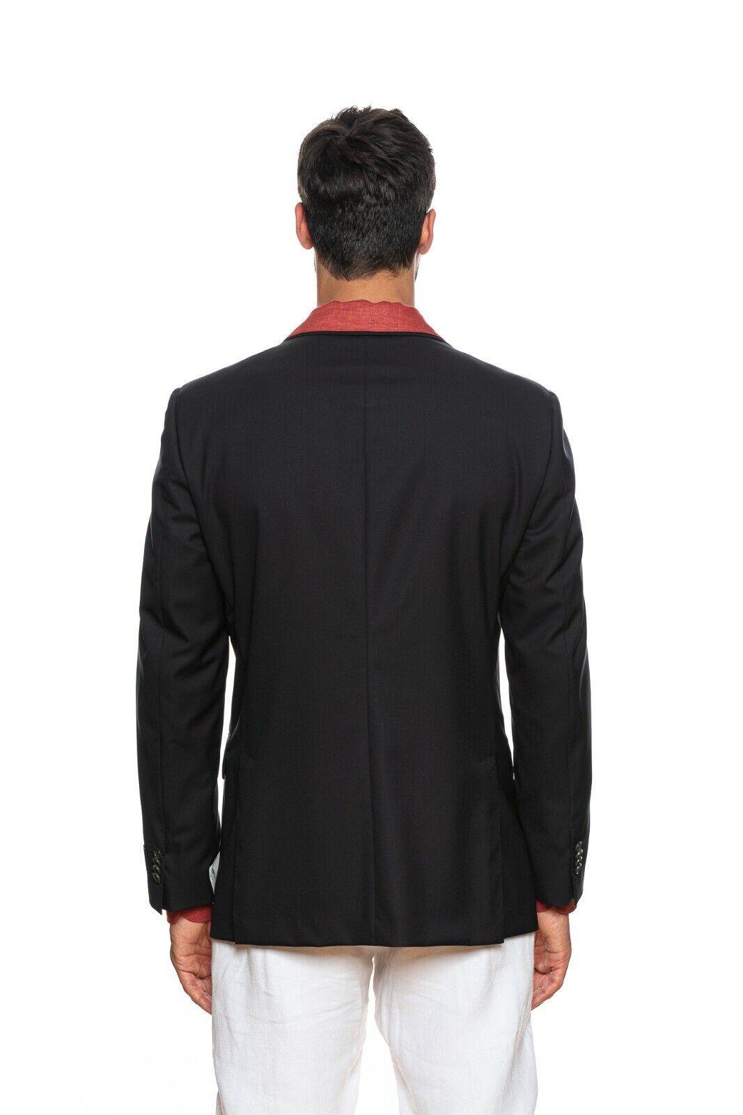 BELVEST Black Wool Super 120's Jacket Blazer 44 US / 54 EU 6R