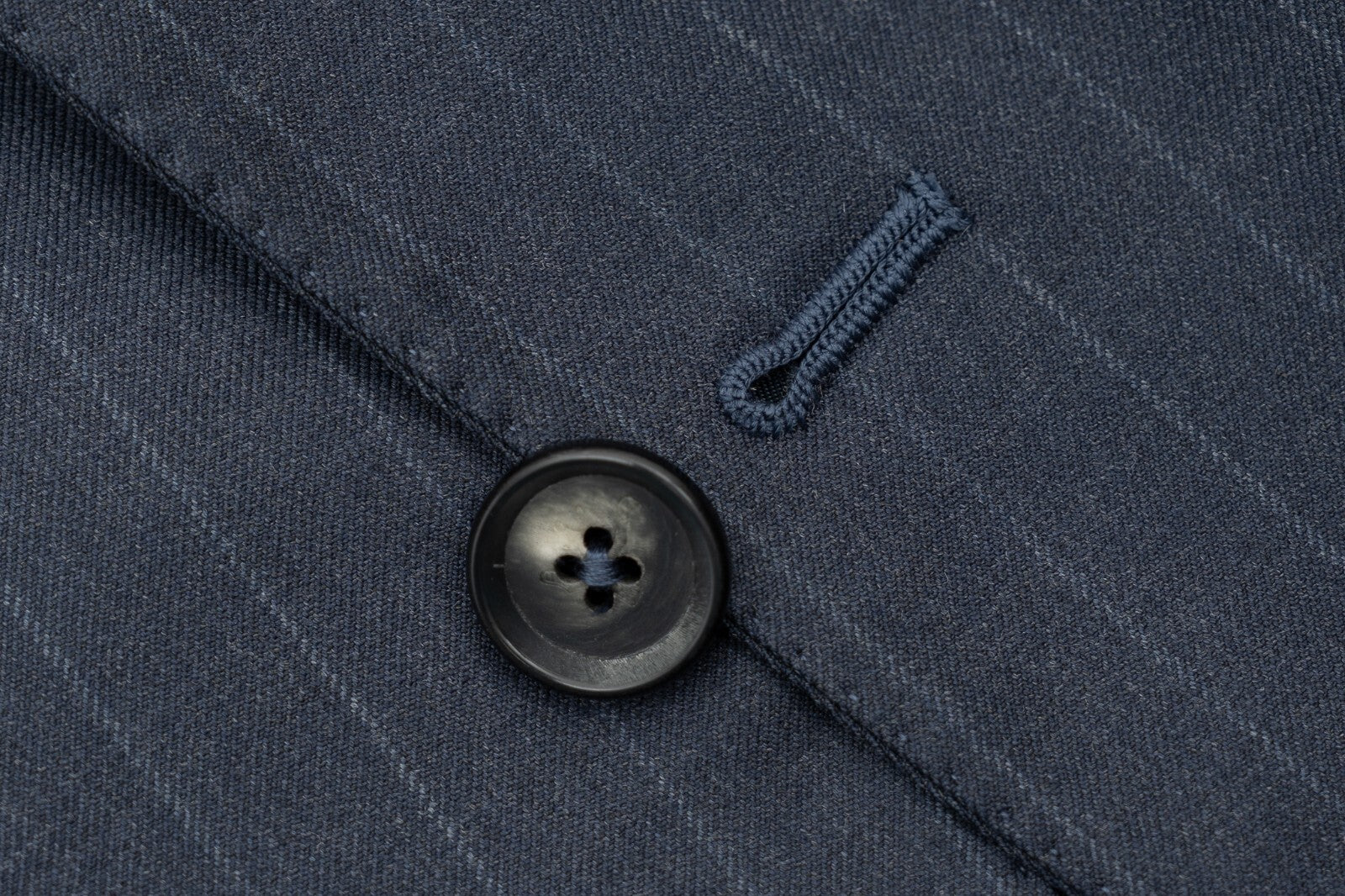 $5900 ISAIA "Made to Measure" Striped Blue Suit Wool 56 US / 66 EU
