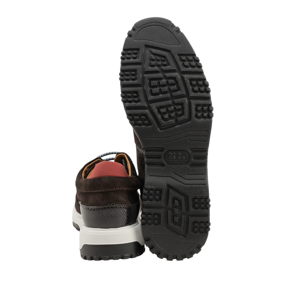 700$ TESTONI Sneaker Shoes Sport Napa Suede Brown 8 UK  / 9 US / 42 IT