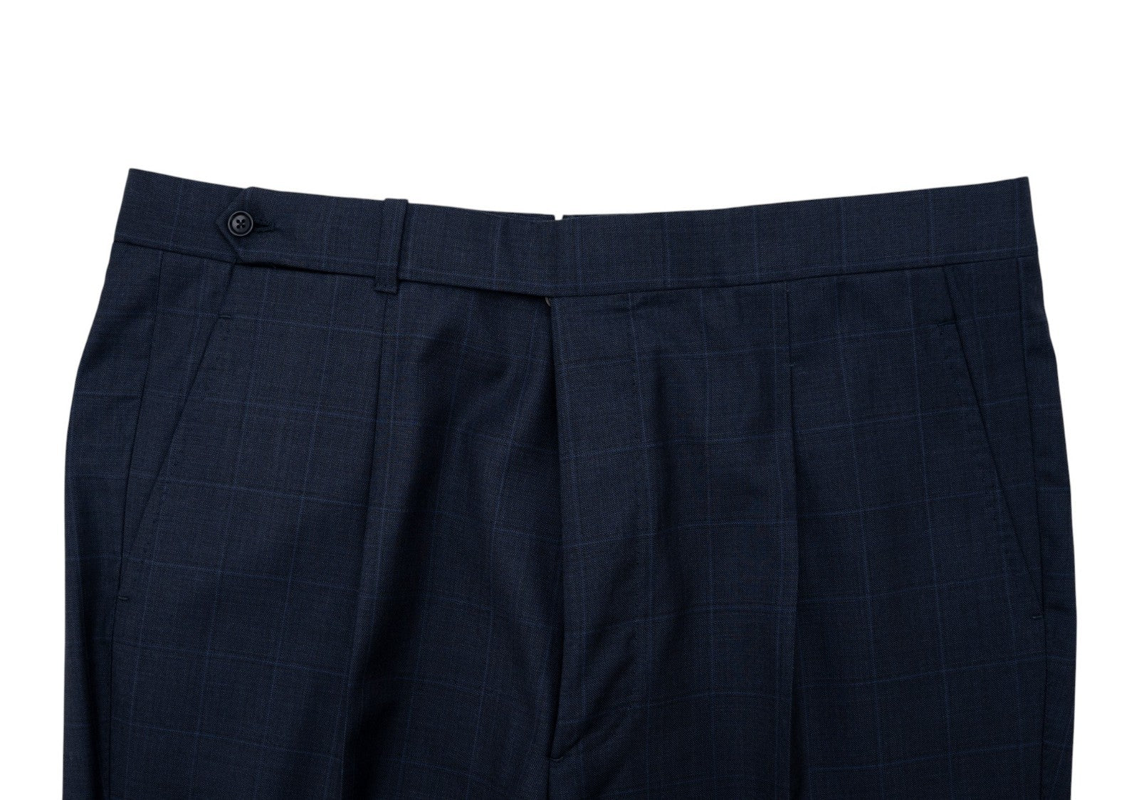 Sartoria DALCUORE NAPOLI Total Hand-Sewn Suit Blue Wool 120's 46 US / 56 EU