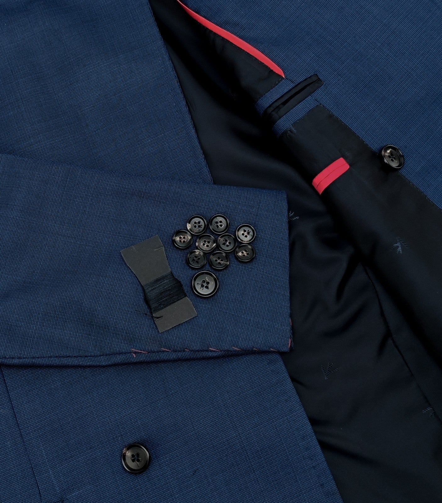 $6470 ISAIA NAPOLI Blue Jacket Sport Coat SEA ISLAND Cotton 38 US / 48 EU R