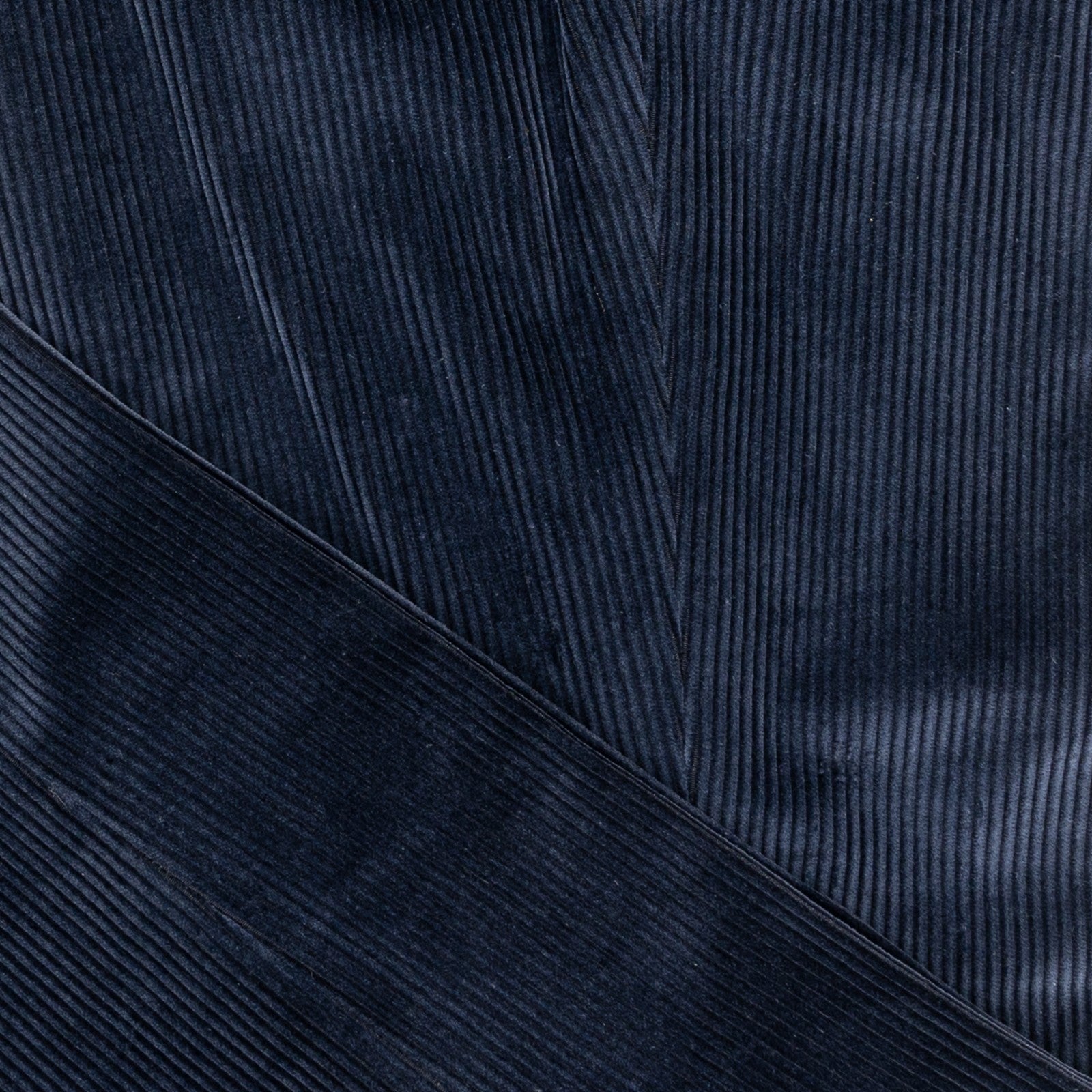625$ RUBINACCI NAPOLI "Luca" Blue Cotton Corduroy Trouser Pant 30 US / 46 EU