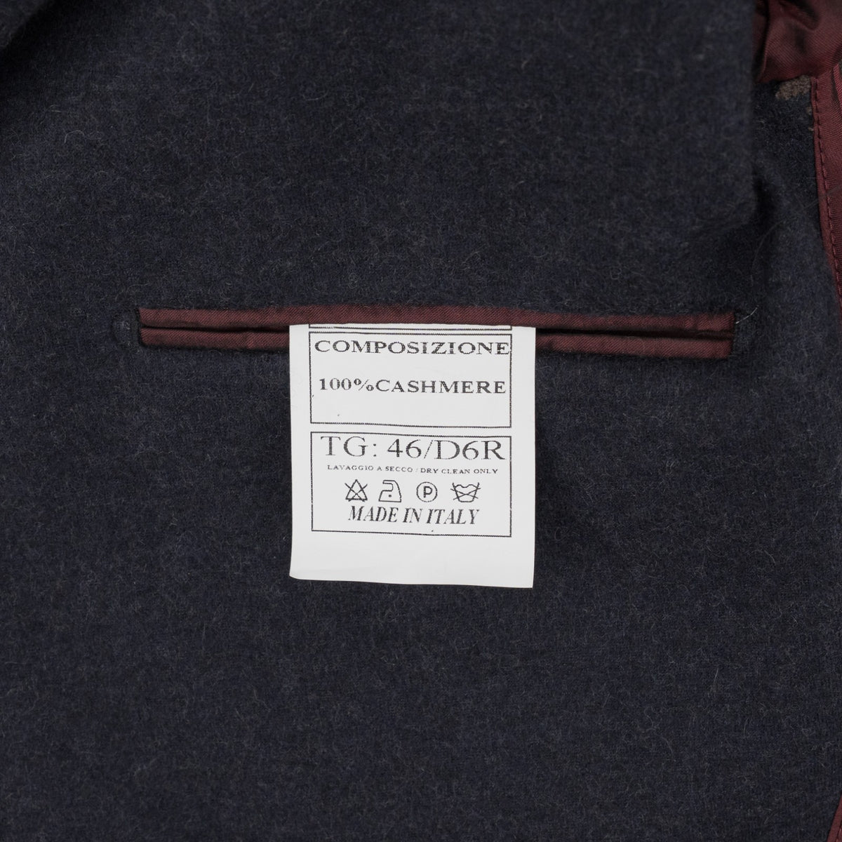 $2350 RUBINACCI NAPOLI Blue 3/2 Roll Jacket Sport Coat Wool Cashmere 36 US 46 IT