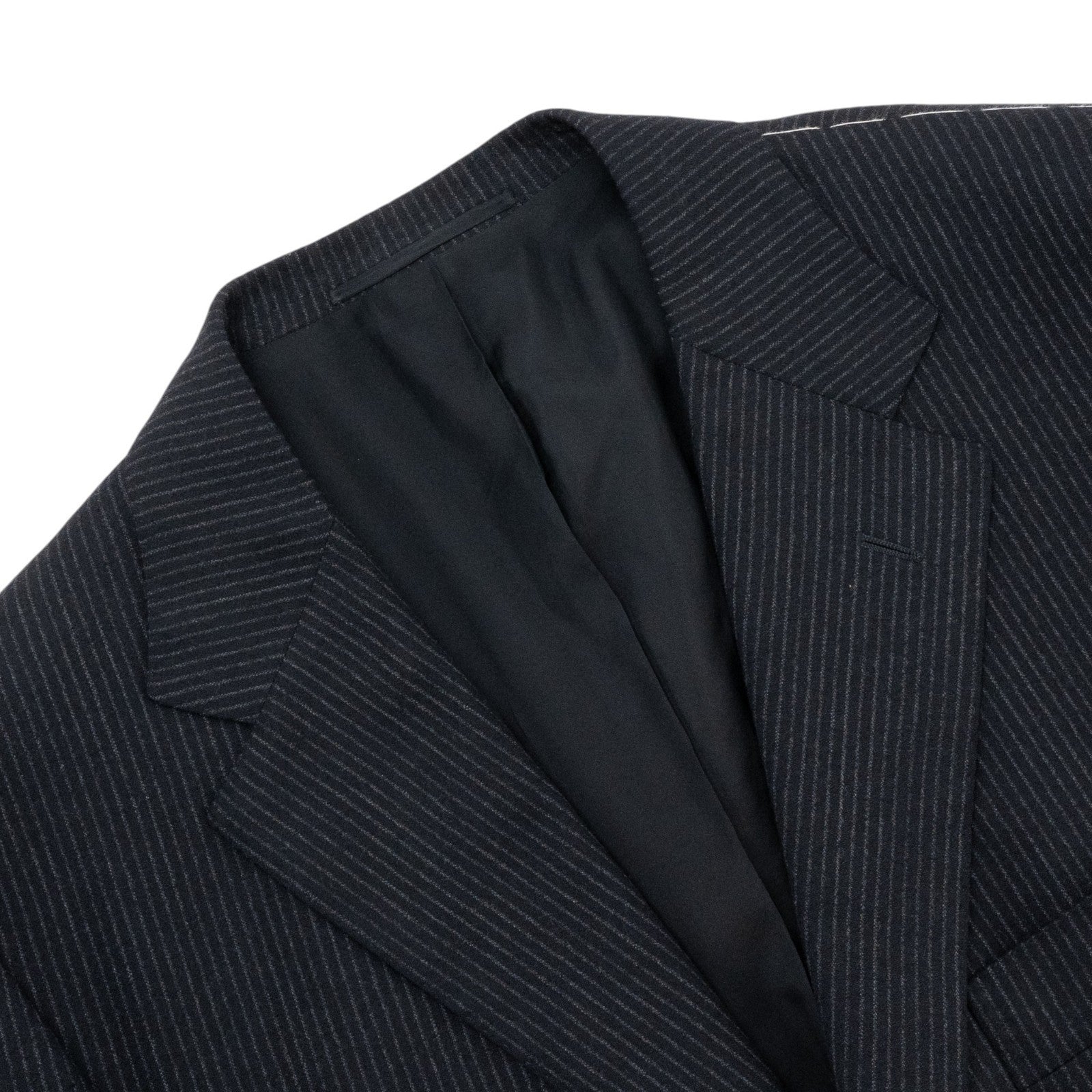 2900$ SARTORIO NAPOLI by KITON Blue Suit Wool 120's Pinstripe 42 US / 52 IT