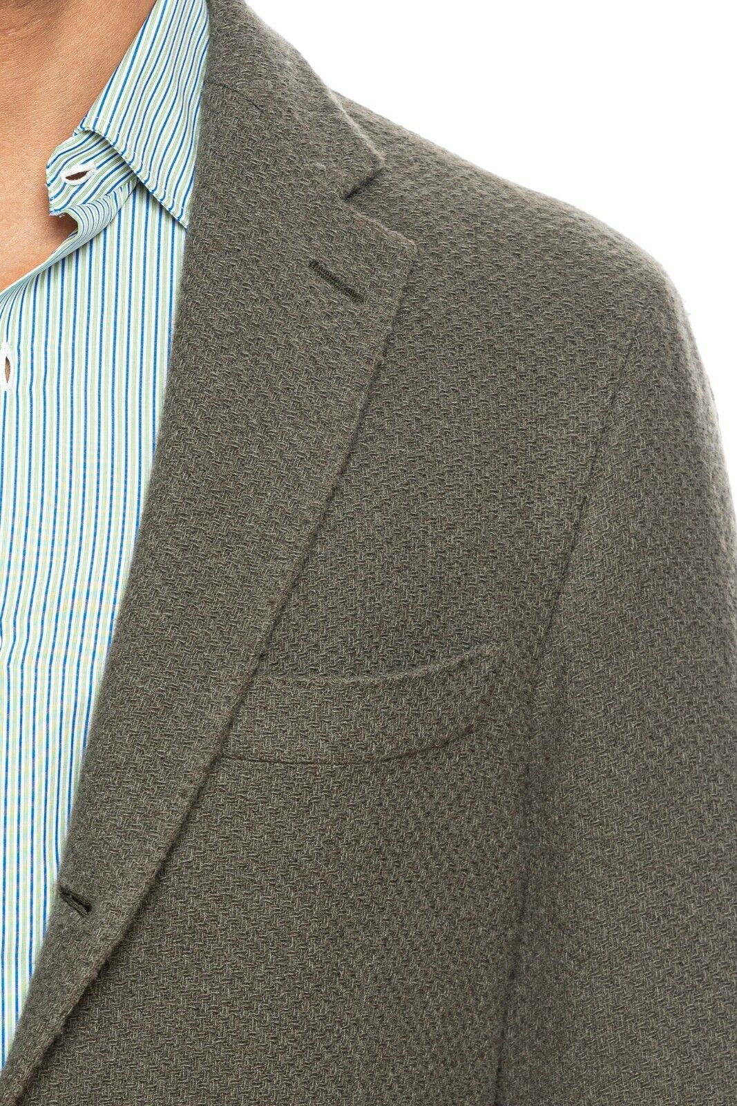 $2090 BELVEST Green 100% Camel Hair Jacket Blazer  40 US / 50 EU Drop 7R 