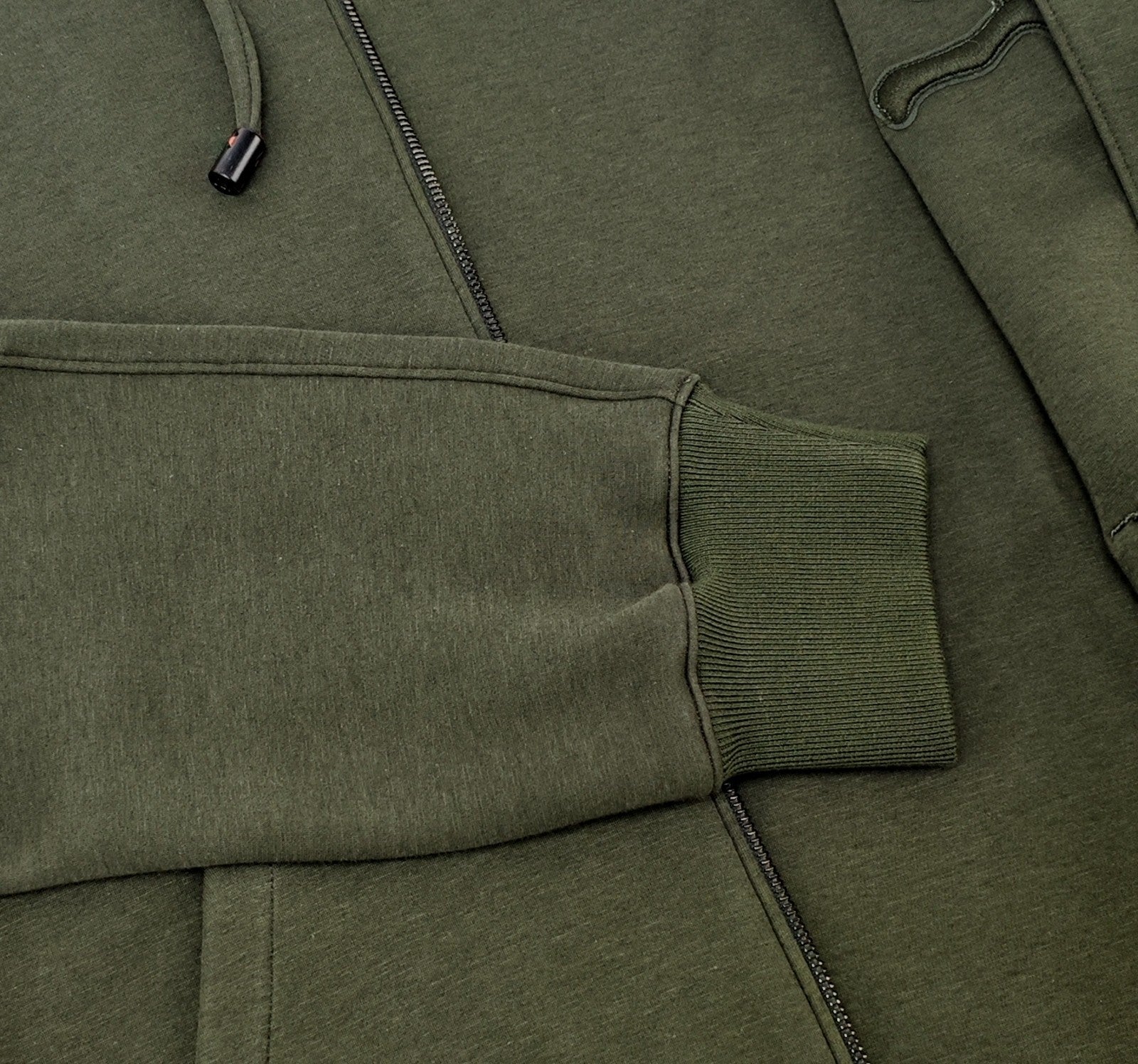 $1850 ISAIA NAPOLI Green Full Zip Track Jacket Wool - Cashmere Size XL