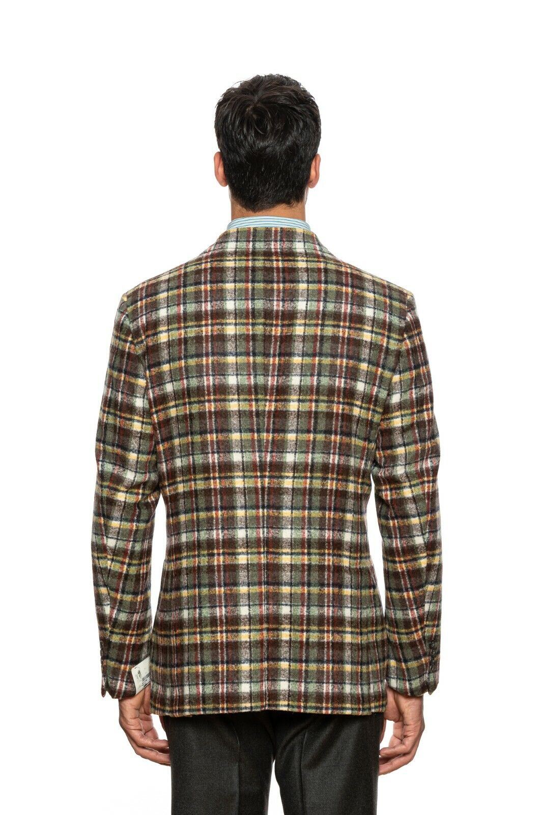 $2290 BELVEST Check Baby Alpaca Sport Jacket 44 US / 54 EU Drop 7R  F/W 2018