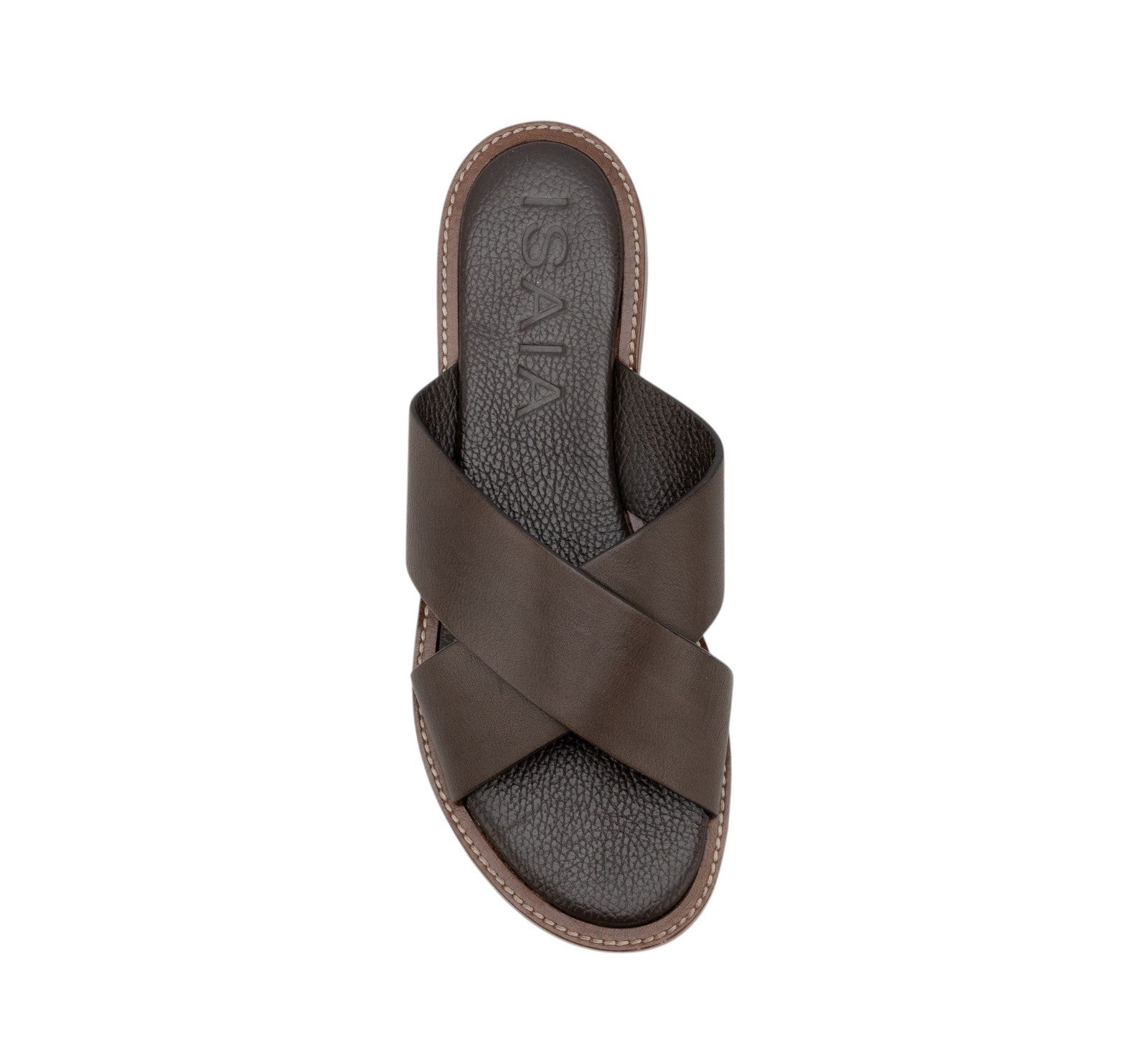 700$ ISAIA NAPOLI Sandal Shoes Leather Brown 10 UK - 11 US - 44 IT