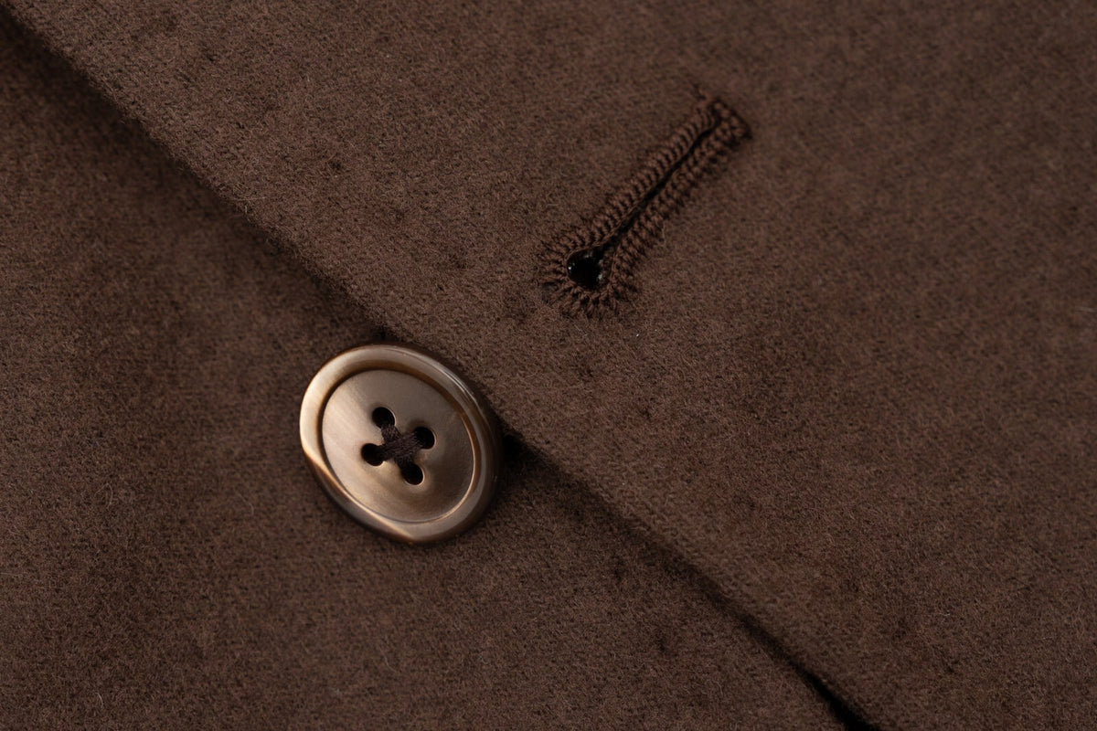 $6500 ISAIA NAPOLI "Comfort Project" Brown Hand-Sewn Suit Wool & Cashmere