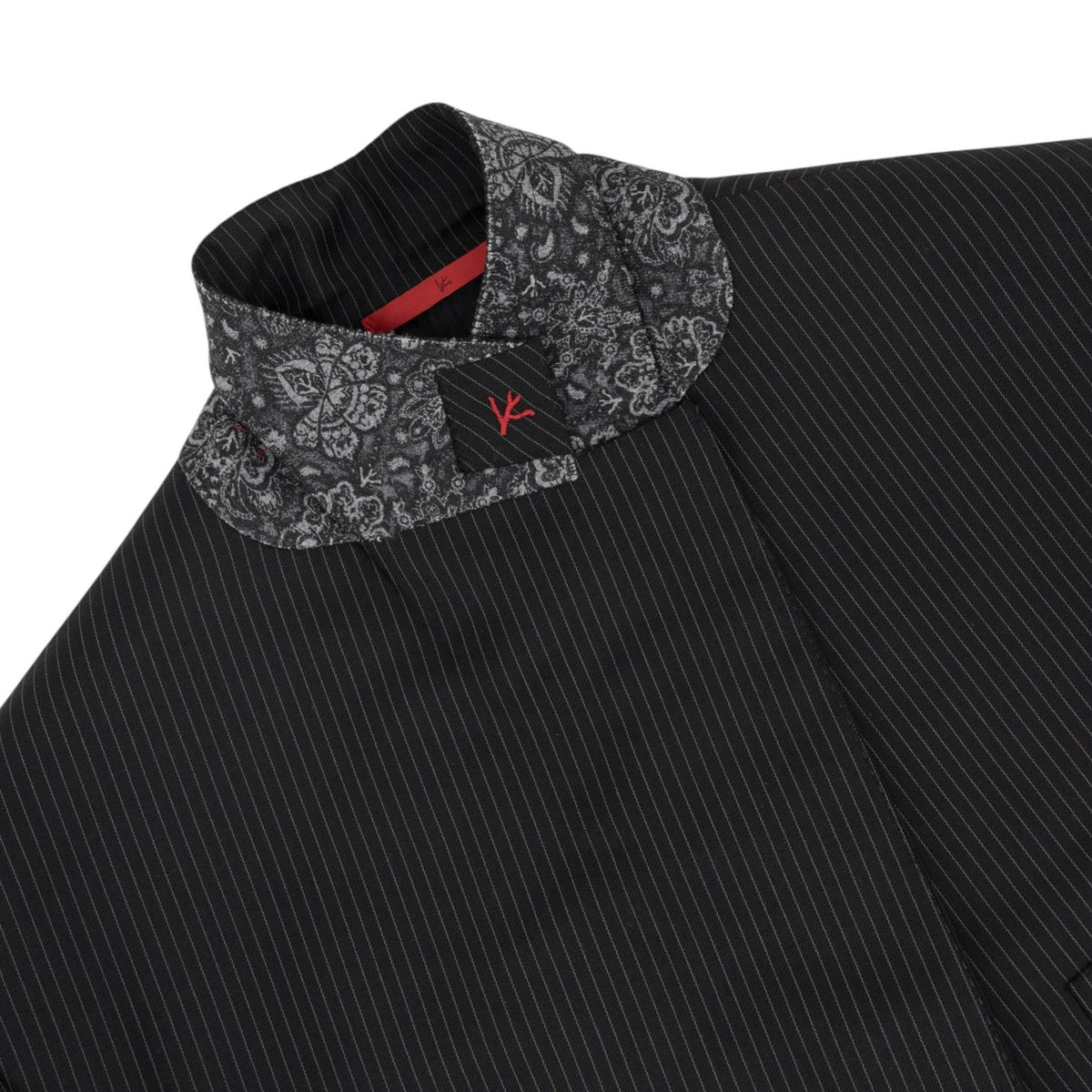 $6600 ISAIA NAPOLI "Marechiaro" Black Suit Fine Wool 4 Season 46 US / 56 EU 8R