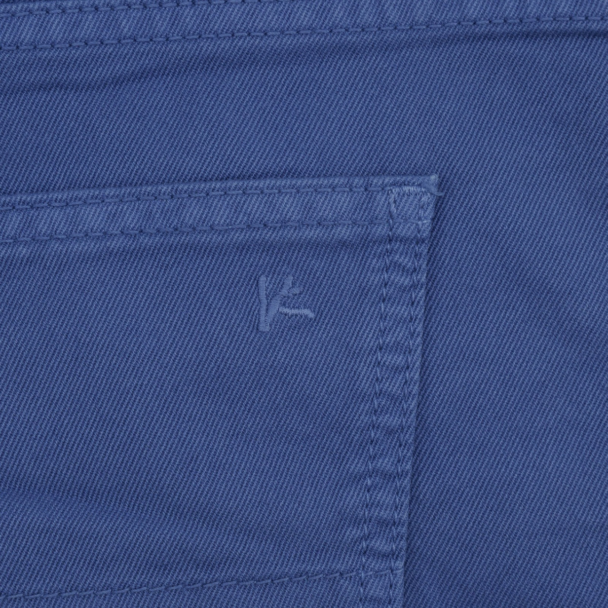 690$ ISAIA NAPOLI Royal Blue Denim 5 Pockets Pant Cotton - Made in Italy