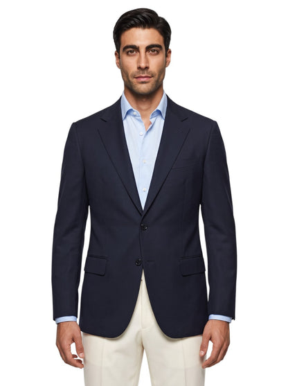 2150$ GIORGIO ARMANI SOHO Jacket Sport Coat Techno Fabric Dark Blue 48 US  58 IT