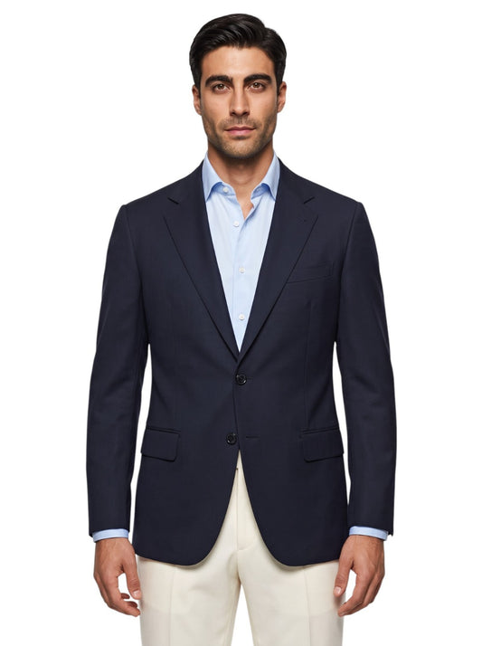 2150$ GIORGIO ARMANI SOHO Jacket Sport Coat Techno Fabric Dark Blue 48 US  58 IT