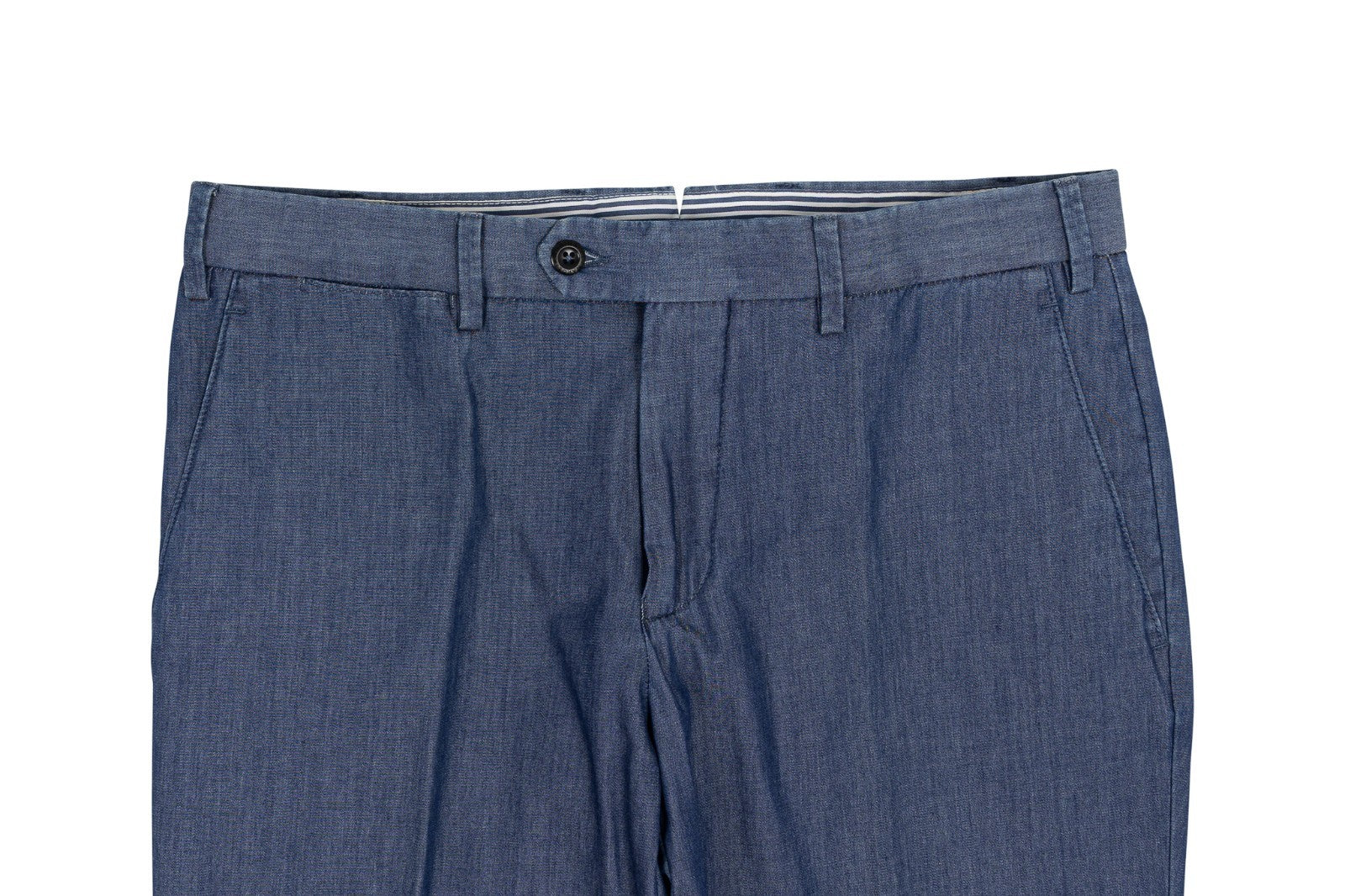 620$ RUBINACCI NAPOLI Denim Blue Trouser Pant Stretch Cotton 30 US / 46 EU