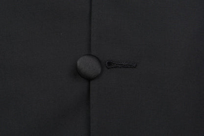 $2190 D'AVENZA Black Wool Dinner Jacket Tuxedo Hand-Sewn in Italy 40 US / 50 EU 