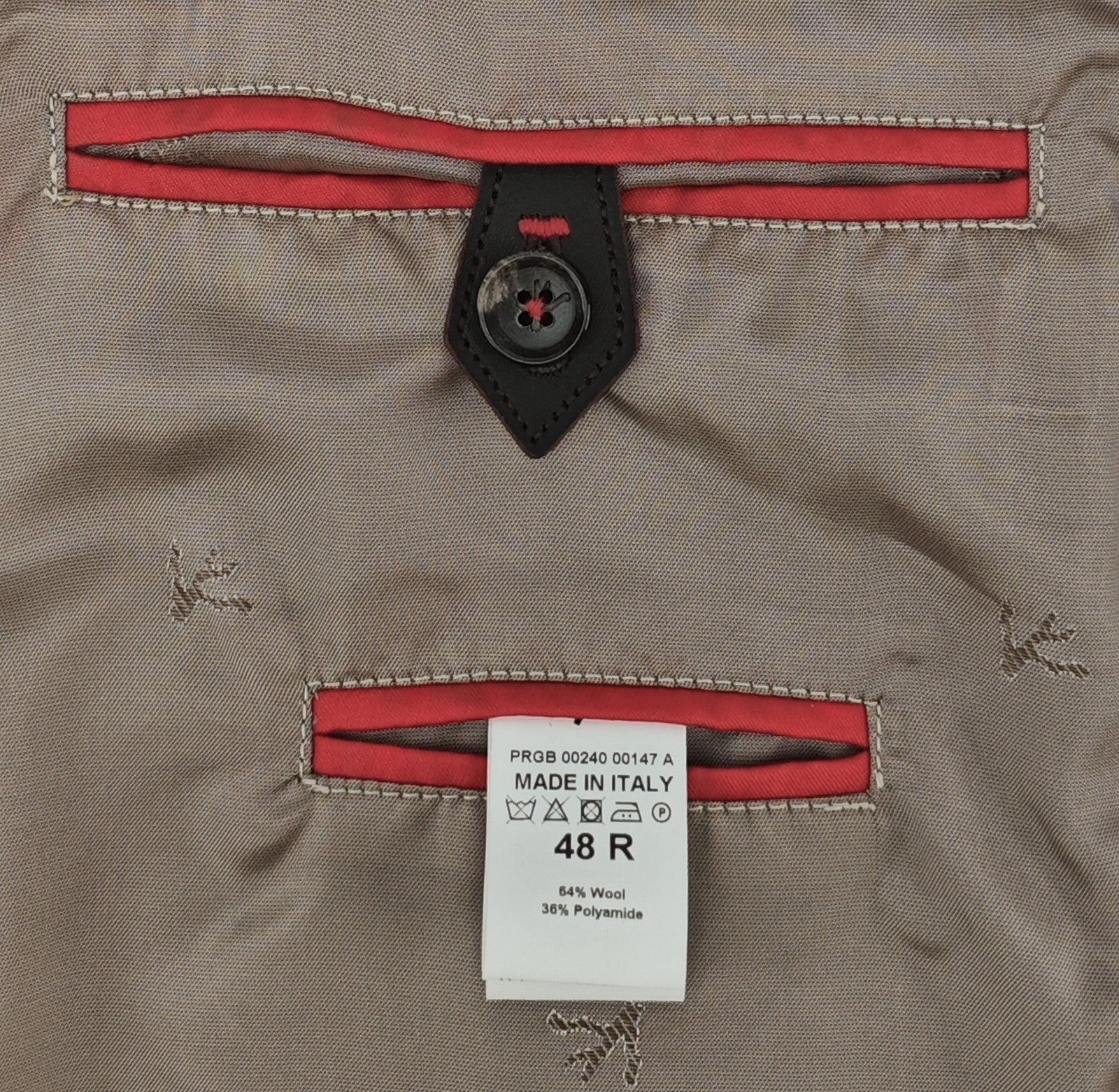 $3100 ISAIA Beige / Ivory Field Vest Jacket Techno Wool - Linen 38 US / 48 EU R