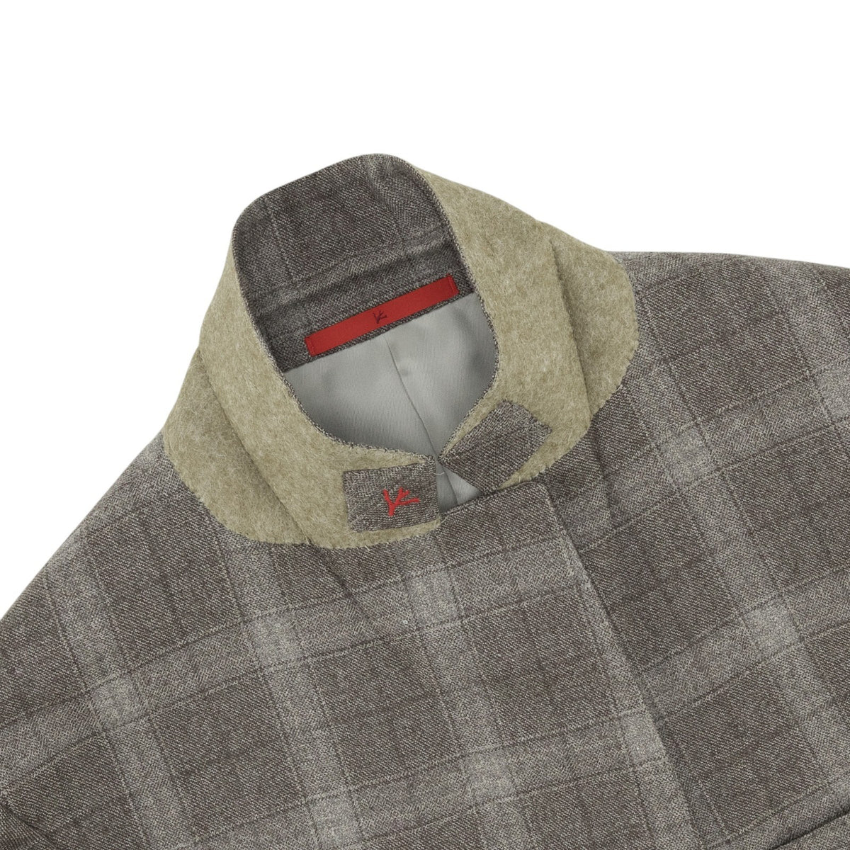 $6600 ISAIA "Gregorio" Black Hand-Sewn Suit Medium Wool Plaids 40 US / 50 EU 7R