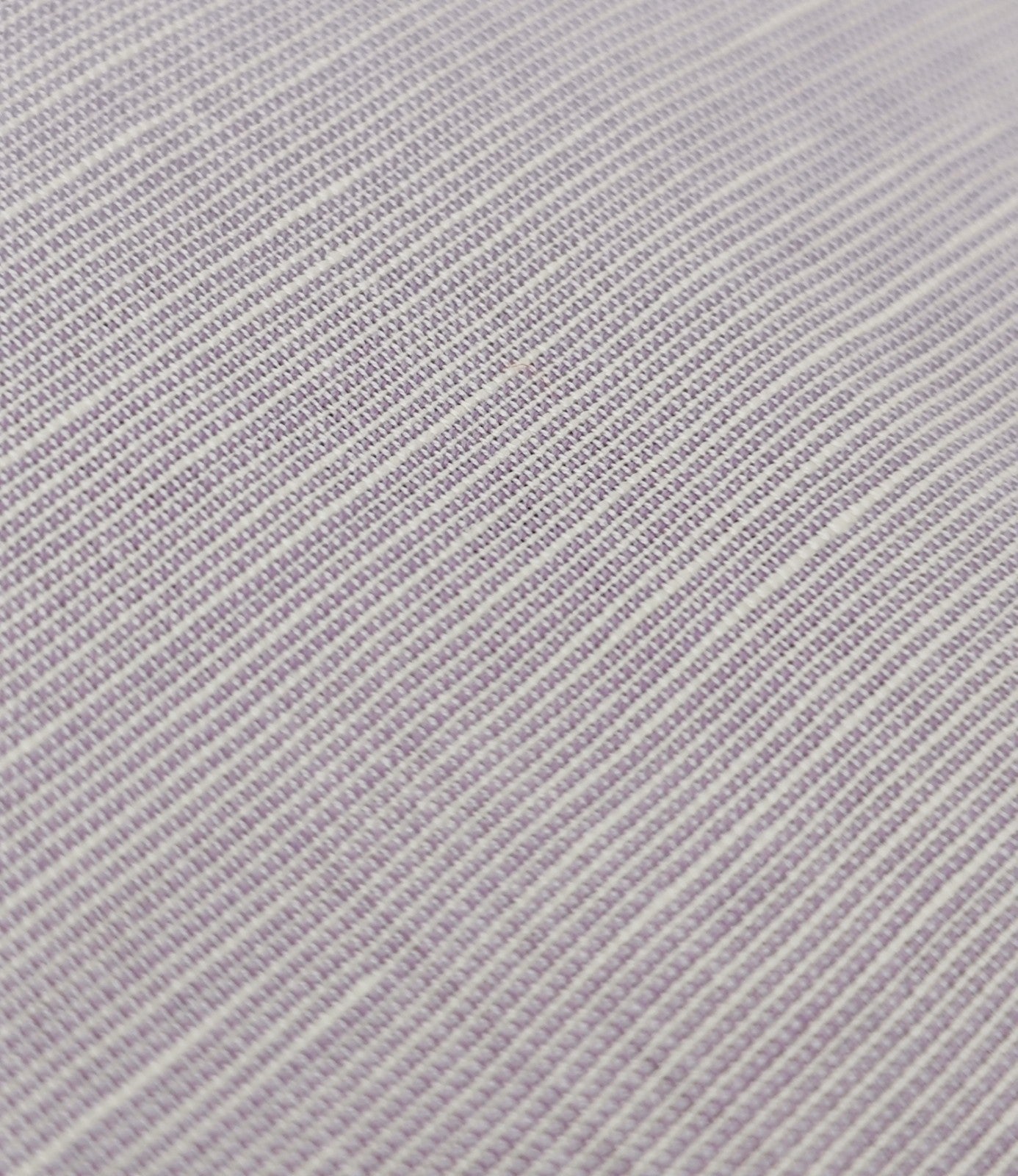 765$ ISAIA NAPOLI "Mix" Lilac Dress Shirt Hand-Sewn Cotton Linen 17.5 - 44