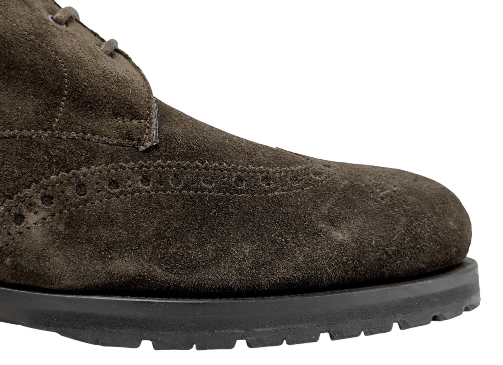 1450$ TESTONI "Aosta" Combat Zip Top Suede Calf / Fur Lining 8 UK / 9 US / 42 IT
