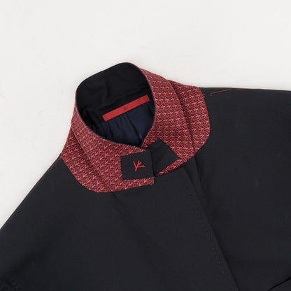 $5750 ISAIA NAPOLI "Domenico" Blue Jacket Sport Coat Fine Wool 46 US / 56 EU 7R