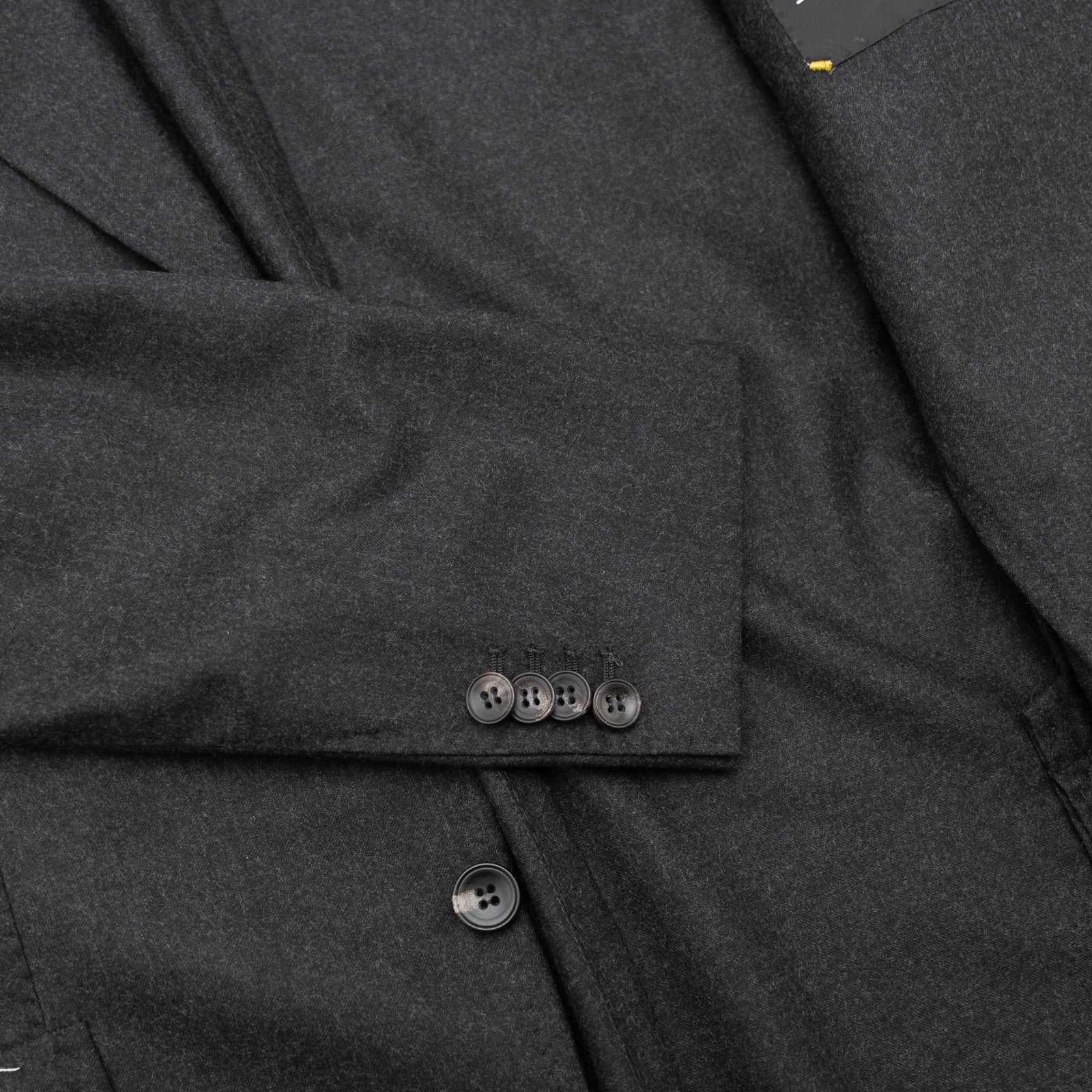 1800$ SARTORIO KITON NAPOLI Dark Gray Jacket Sport Coat Wool 44 US / 54 EU  8R